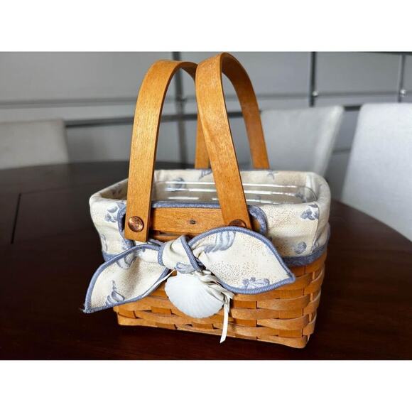 Longaberger Seashell beach basket combo - Picture 1 of 8